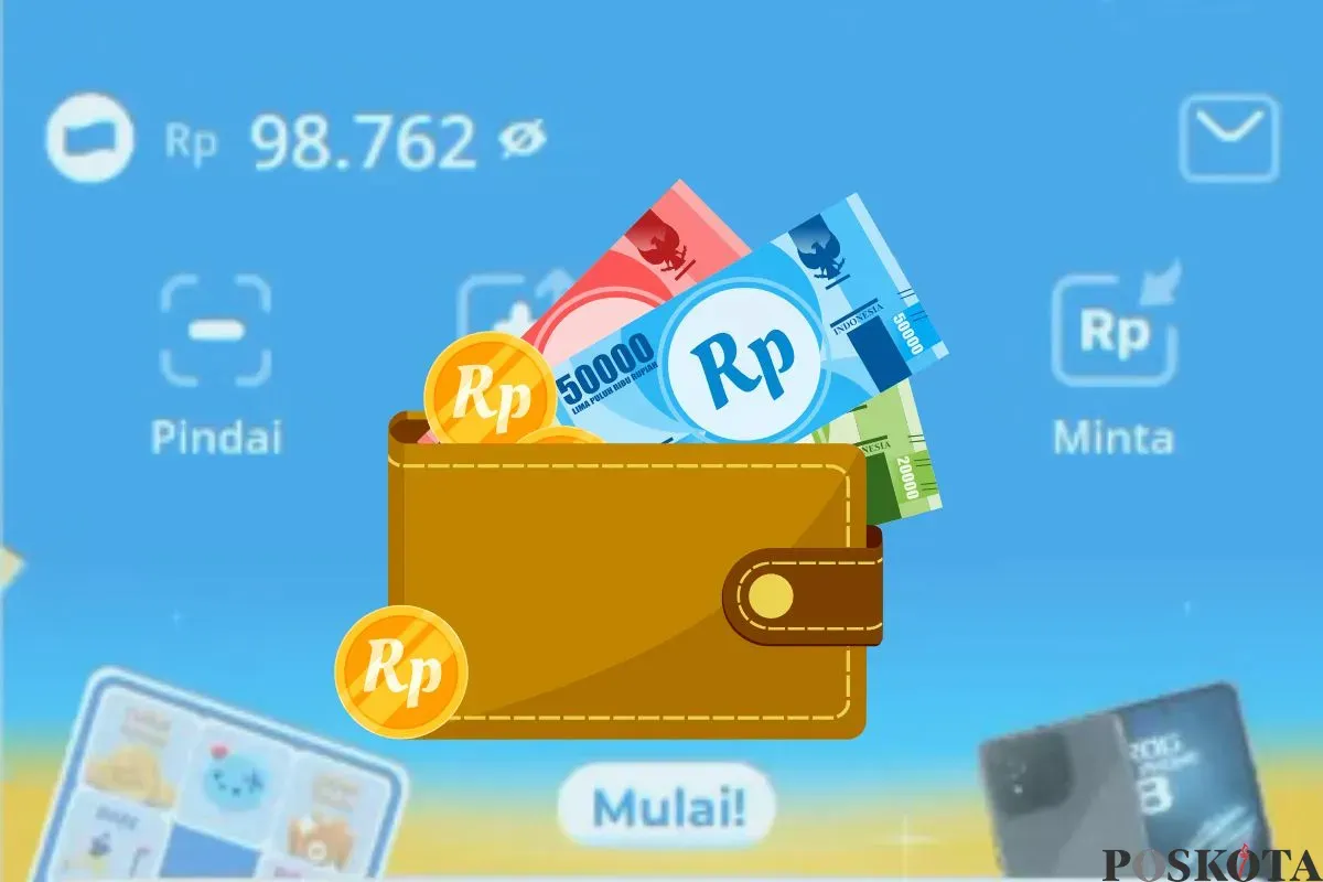 Aplikasi penghasil saldo dompet elektronik. (Sumber: Poskota/Muhamad Arip Apandi)