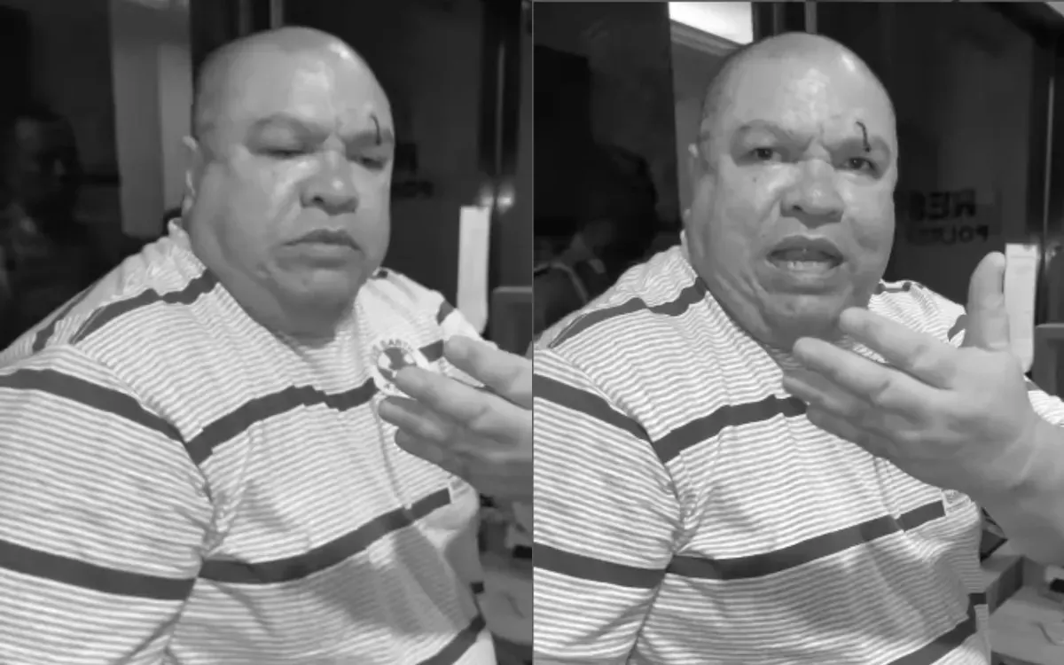 Razman Arif Nasution mengaku dipukul oleh Nikita Mirzani di Polres Metro Jakarta Selatan. (Sumber: Tangkap Layar Instagram/@razmannasution71)