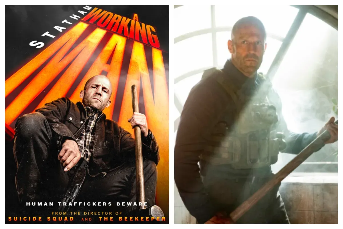Fim A Working Man yang menyajikan aksi heroik apik khas Jason Statham akan hadir Maret 2025 ini. (Sumber: X/@zakishima_movie)