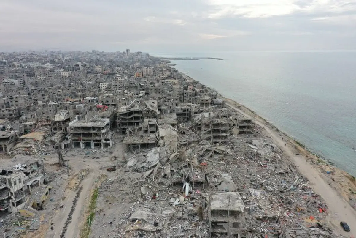 Ilustrasi, kerusakan bangunan dan fasilitas umum di Gaza yang sangat masif. (Sumber: X/@yousef_ki1)