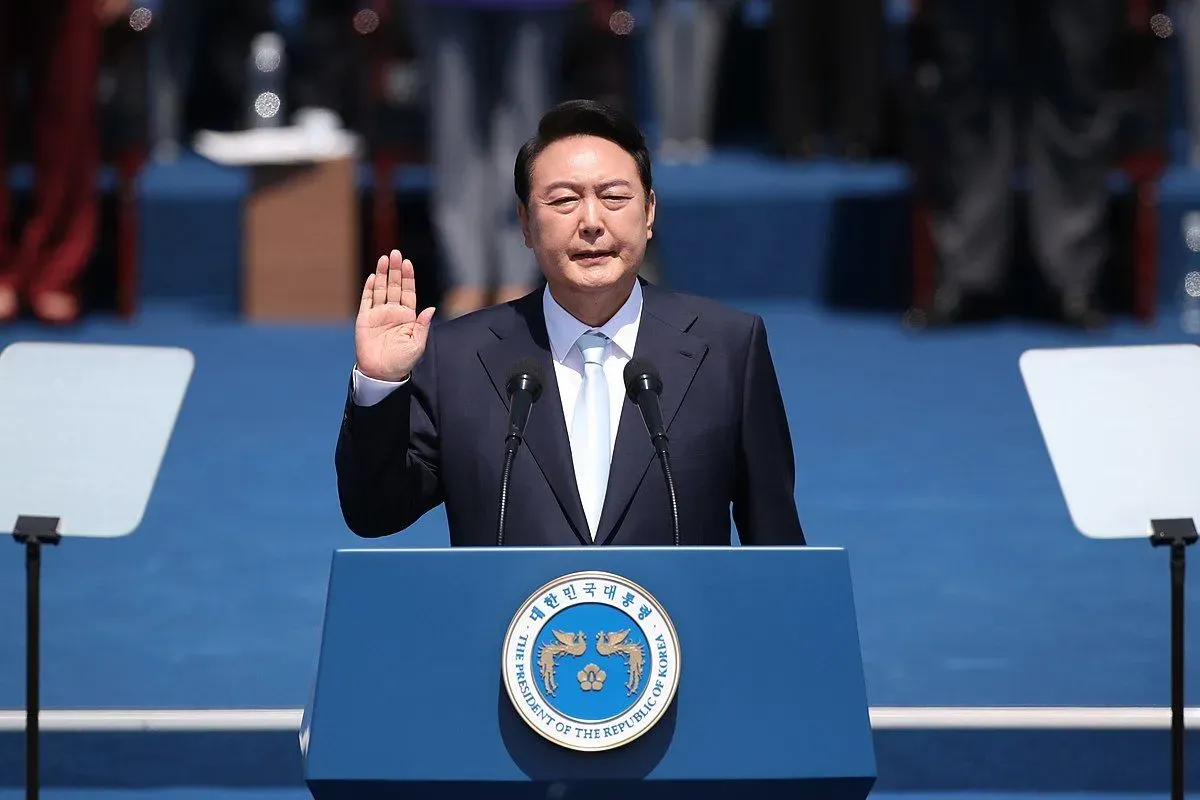 Presiden Korea Selatan Yoon Suk Yeol. (Sumber: Wikimedia Commons)