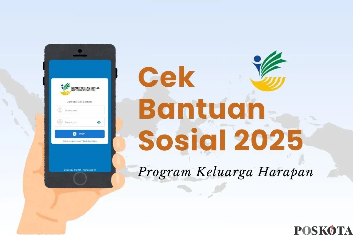 Informasi pengecekan bansos PKH 2025. (Sumber: Poskota/Della Amelia)