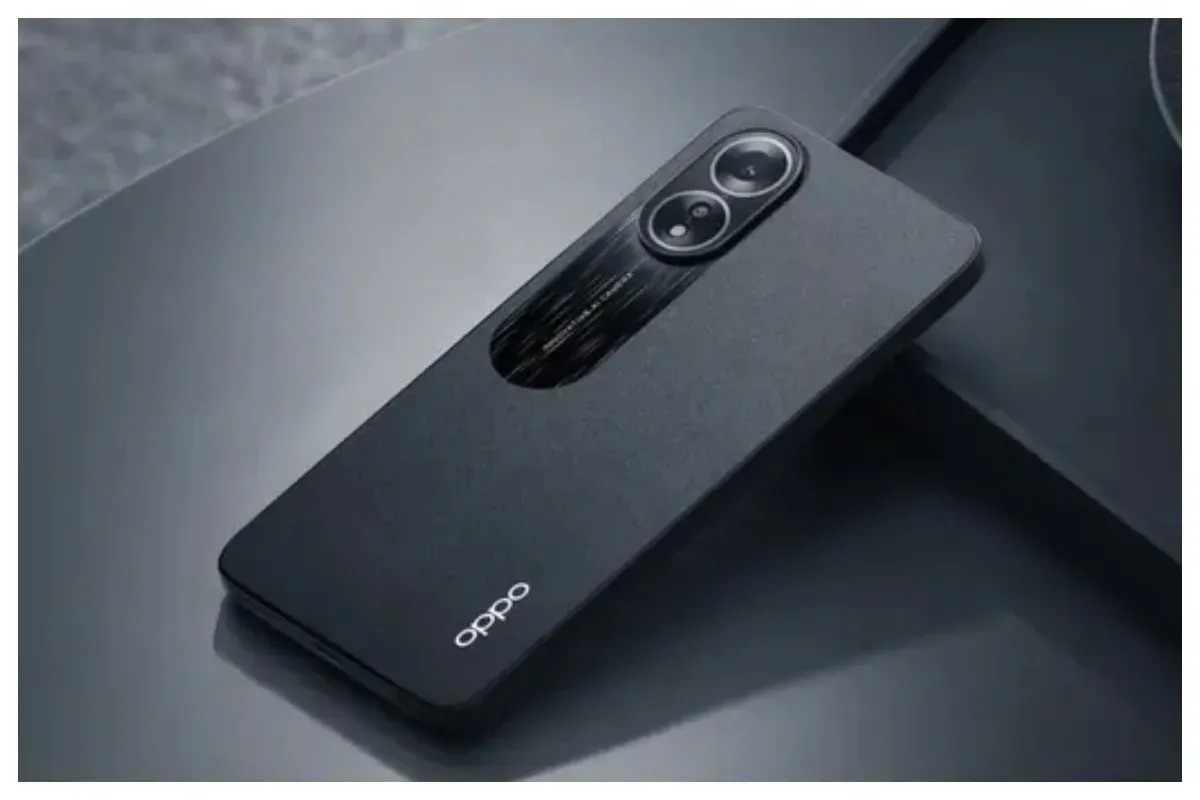 Oppo A38 dengan warna Glowing Black (Sumber: Oppo)