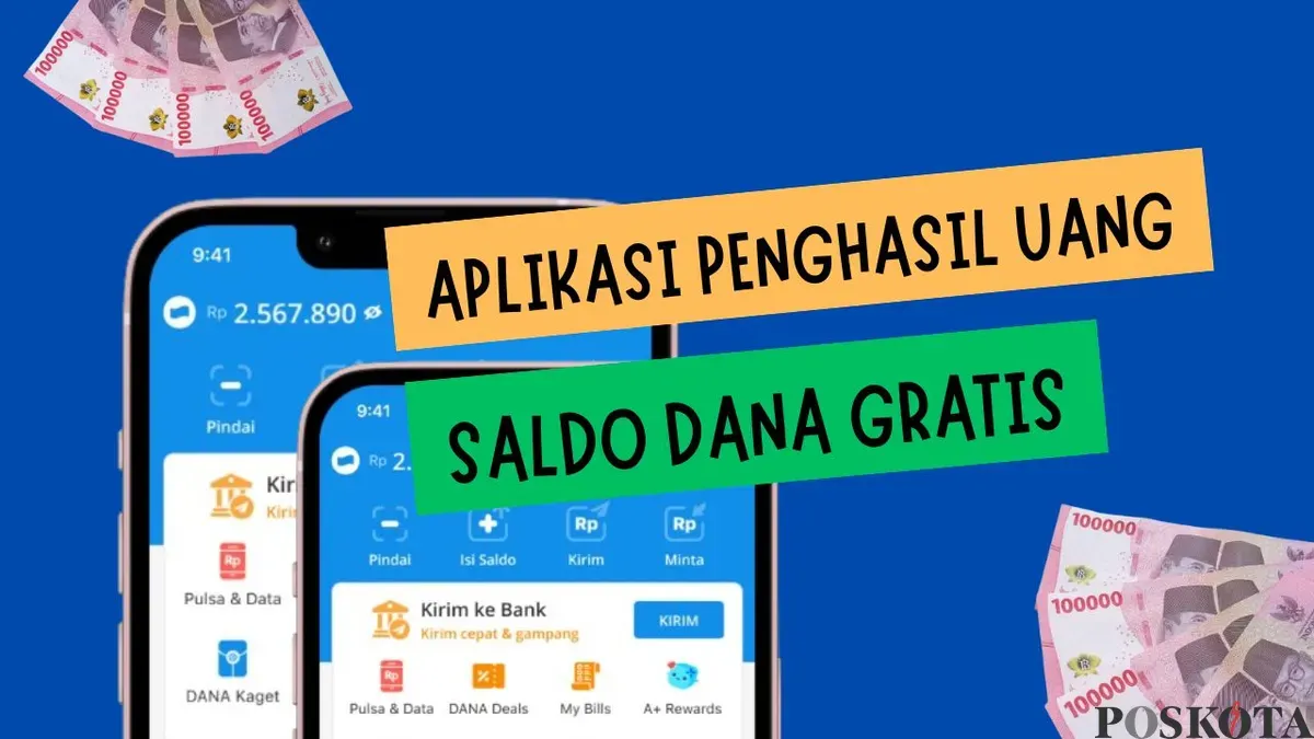Menarik saldo DANA gratis dengan hasilkan dolar hanya bekerja di kamar. Mudah dan terbukti membayar. Coba aplikasinya sekarang. (Sumber: Poskota/Neni Nuraeni/DANA)