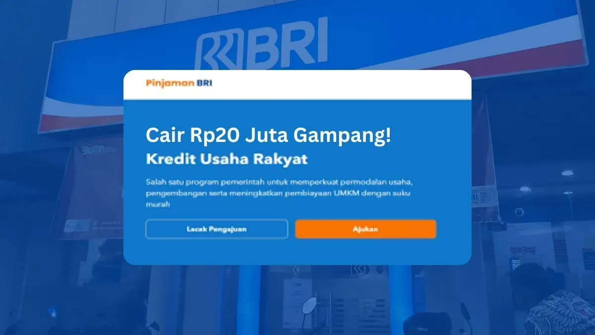 Cairkan KUR Rp20 juta di BRI, cek cicilannya. (Sumber: Poskota/Faiz)