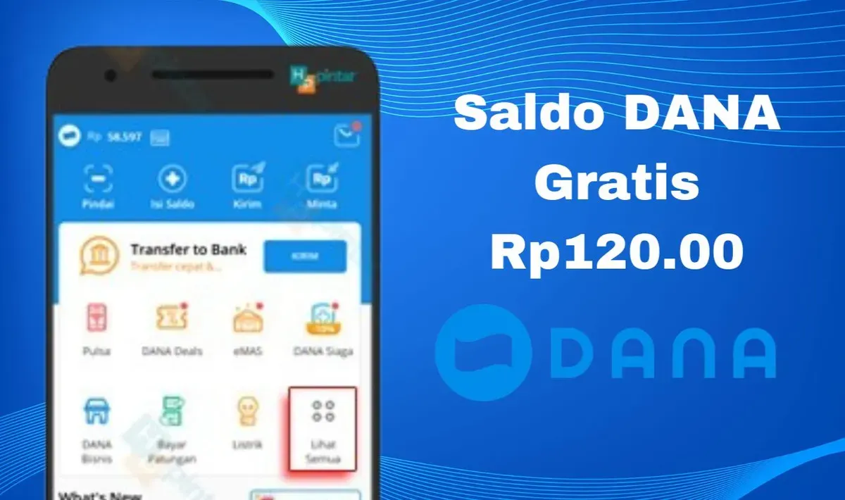 Cara mendapatkan saldo DANA gratis Rp120.000 masuk dompet digital, cek selengkapnya di sini. (Sumber: Poskota/Syania Nurul Lita Baikuni)