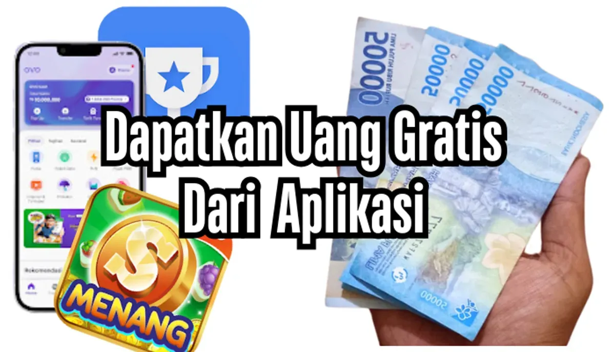 Anda dapat klaim uang gratis dari rekomendasi aplikasi penghasil uang. (Sumber: Poskota/Dadan Triatna)