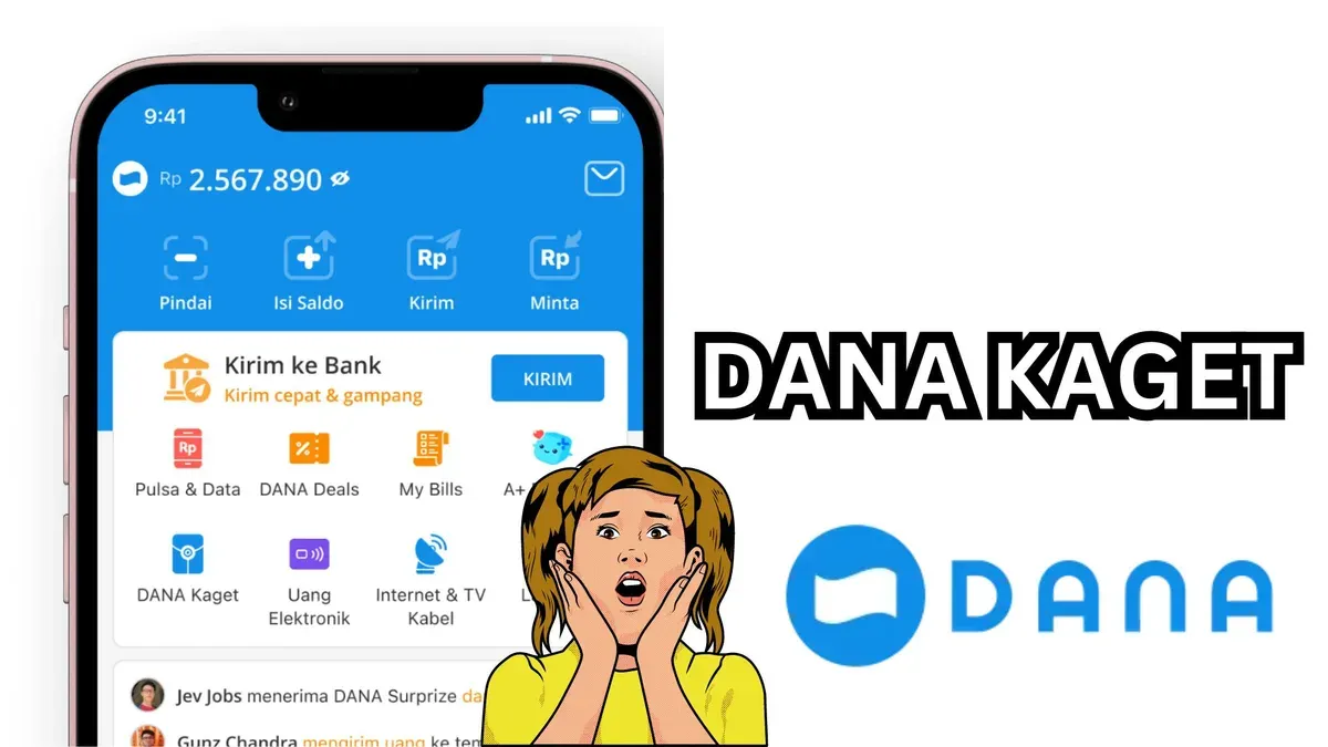 Cara klaim saldo DANA Kaget. (Sumber: Poskota/Legenda Kinanty Putri)