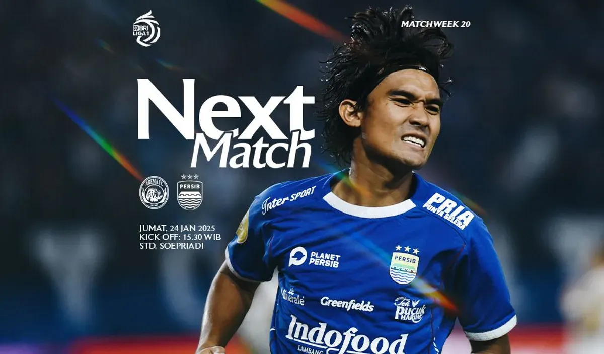 Cek link live streaming Arema FC vs Persib Bandung hari ini. (Sumber: persib.co.id)