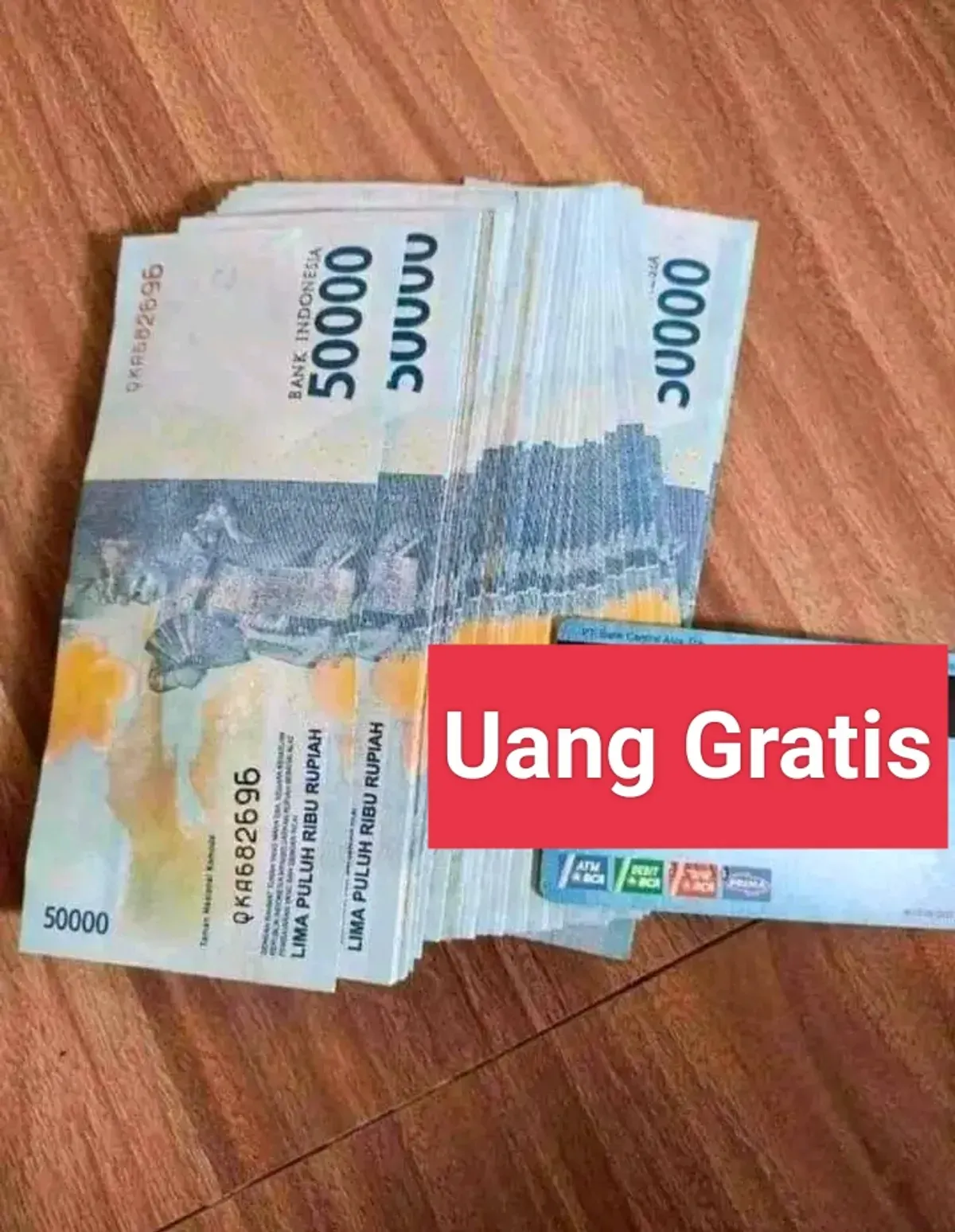 Dapatkan uang gratis dari aplikasi penghasil uang ini. (Sumber: Poskota/Santi Santika)