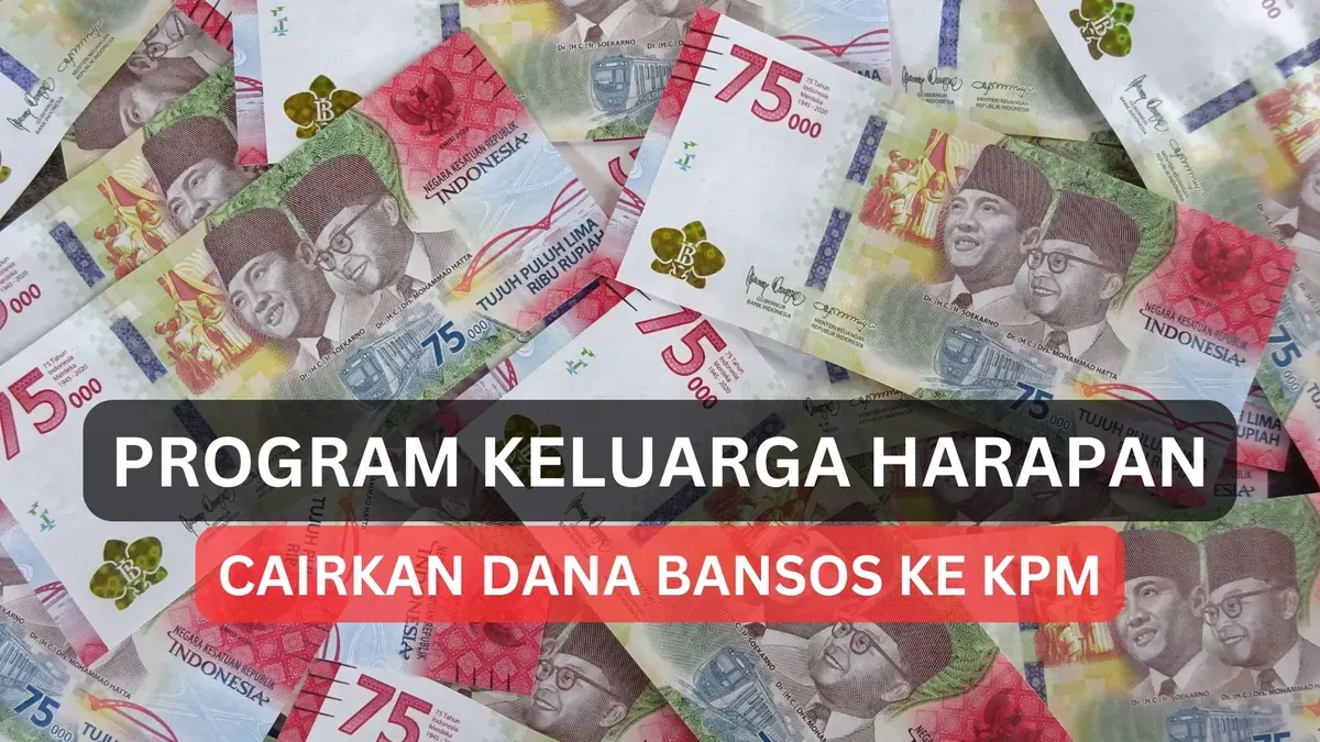 Bantuan sosial PKH menyalurkan uang gratis ke KPM. (Sumber: Poskota/Legenda Kinanty Putri)