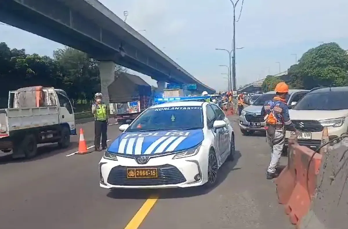 Cek jadwal contraflow di ruas Tol Japek dan Jagorawi menjelang libur Nataru (Sumber: Dok. Jasa Marga)