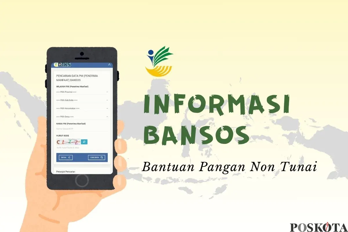 Informasi Syarat penerima bansos BPNT 2025. (Sumber: Poskota/Della Amelia)
