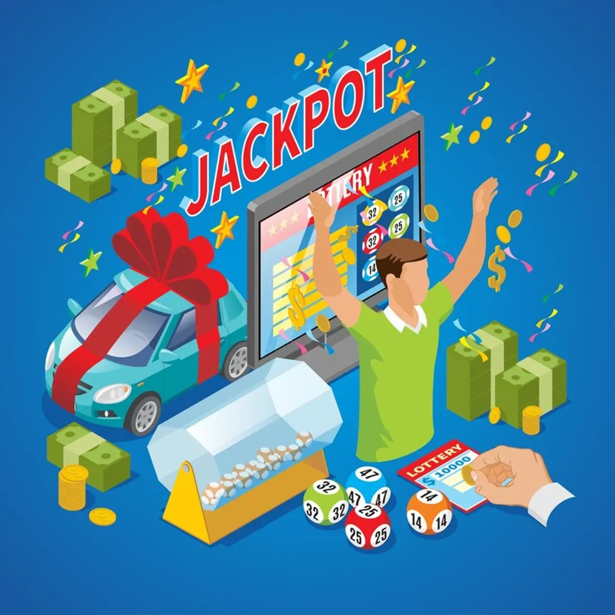 Dapatkan uang gratis dari game penghasil uang ini. (Sumber: Freepik.com/macrovector)