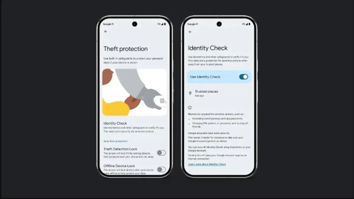 fitur Identity Check Google baru tersedia di beberapa ponsel Andsoid saja. (Sumber: Google/The Indian Express)