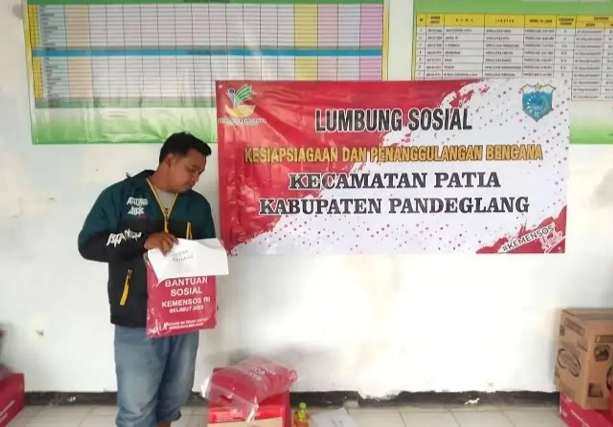 Salah satu lumbung sosial di Pandeglang yang alami kekosongan stok logistik. (Sumber: Dok. Dinsos Pandeglang)