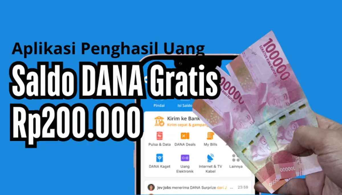 Aplikasi penghasil uang gratis, bisa menjadi solusi untuk mendapatkan cuan tambahan. (Sumber: Poskota/Dadan Triatna)