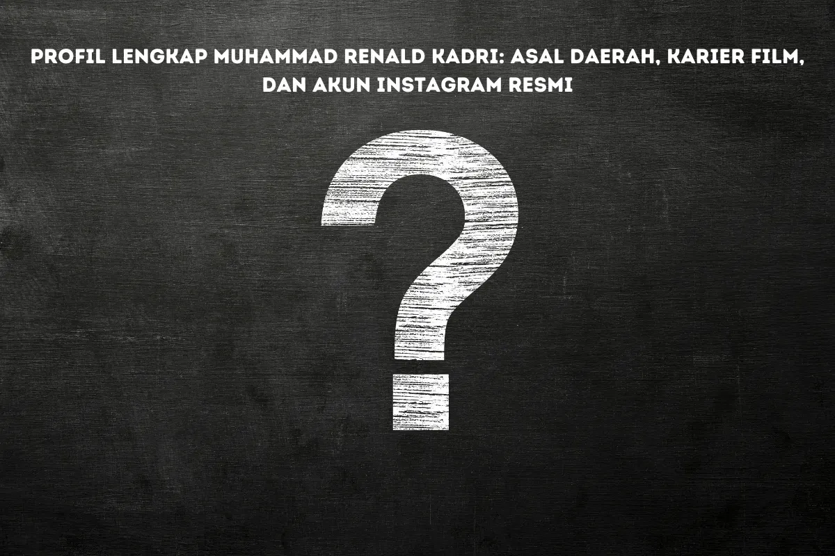 Dikenal Lewat Film Ini, Muhammad Renald Kadri Akhirnya Diamankan! Simak Fakta Lengkapnya