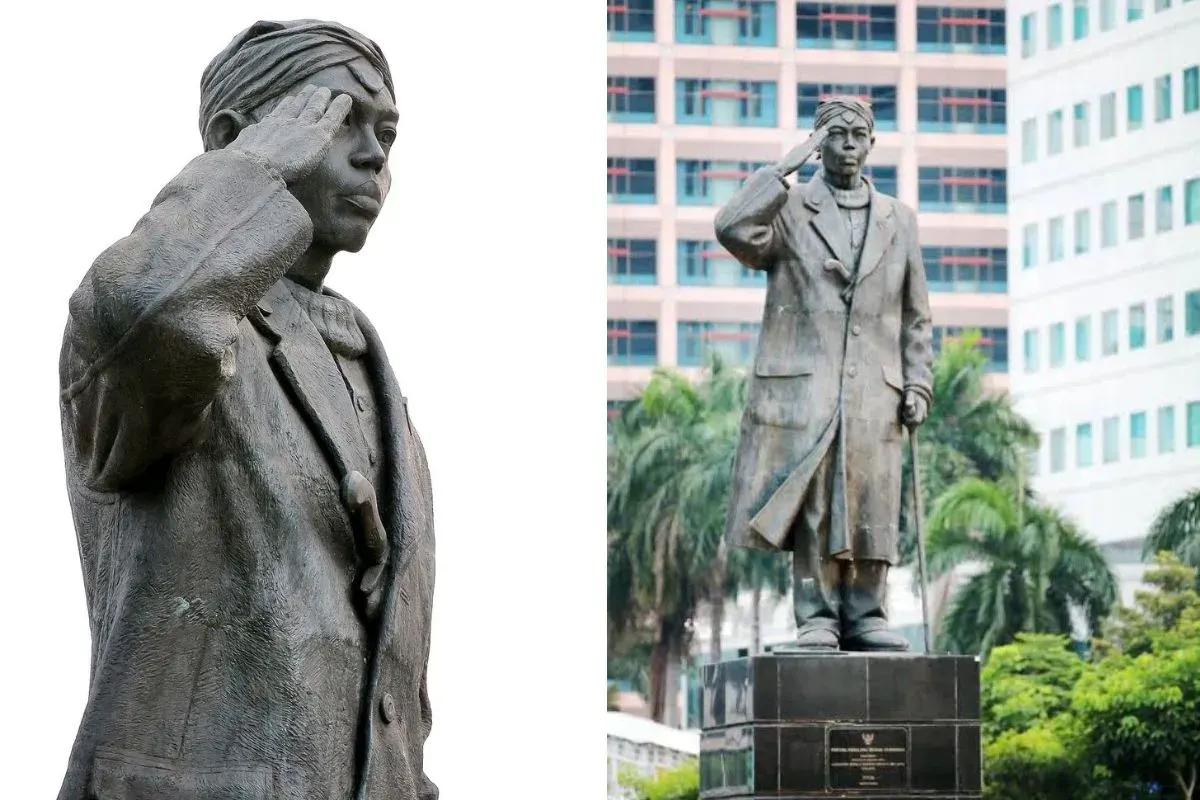 Patung Jenderal Sudirman (Sumber: Pinterest/debronzes)