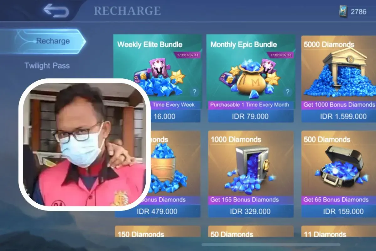 Muhammad Gian Gandana Sukma, Sekdes viral karena korupsi dana desa buat top up diamond ML. (Sumber: Istimewa)