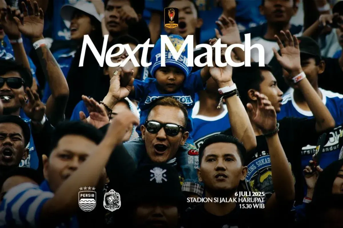 Daftar lokasi nobar Persib Bandung vs Port FC laga pembuka Piala Presiden 2025. (Sumber: persib.co.id)