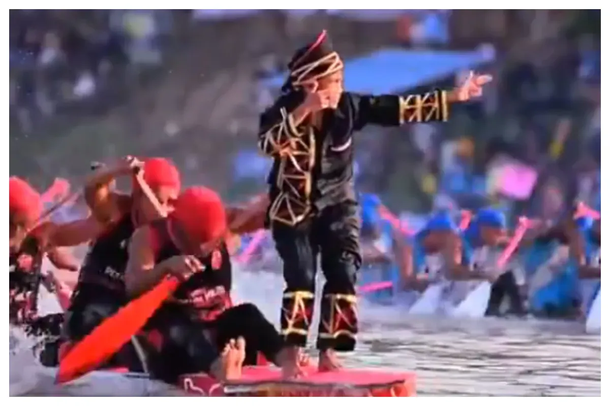 Rangkaian acara Festival Pacu Jalur 2025, cek jadwalnya. (Sumber: X/@PicturesFoIder)