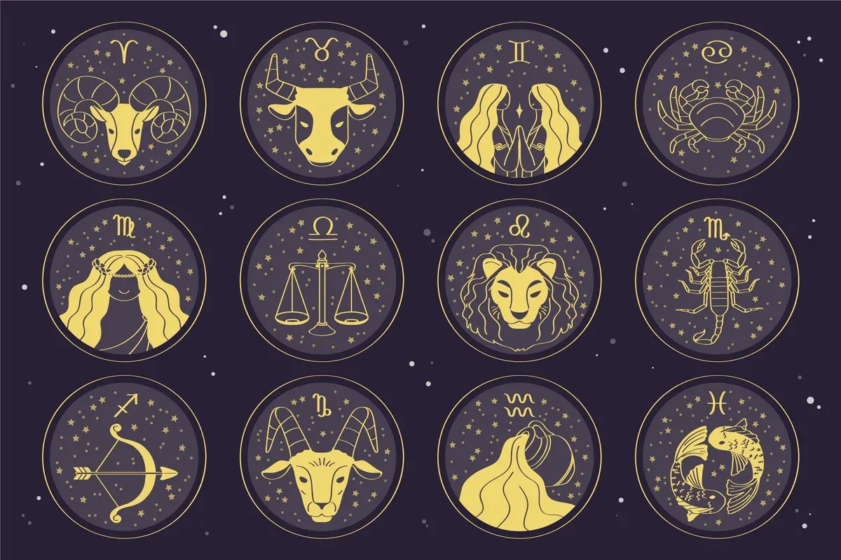 Ilustrasi ramalan zodiak. (Sumber: Freepik)