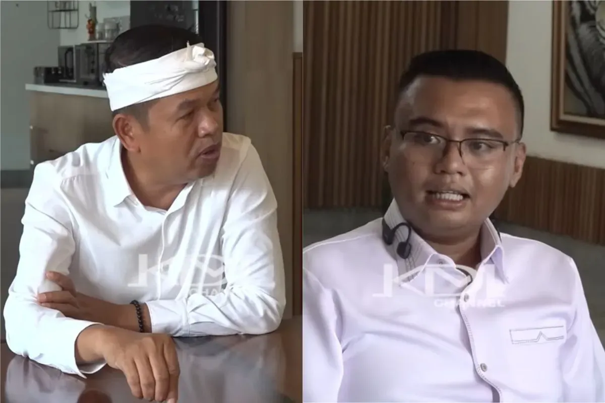Dedi Mulyadi beri nasihat kepada anaknya, Maula Akbar yang akan segera menikahi Wabup Garut, Putri Karlina. (Sumber: YouTube/Dedi Mulyadi Channel)