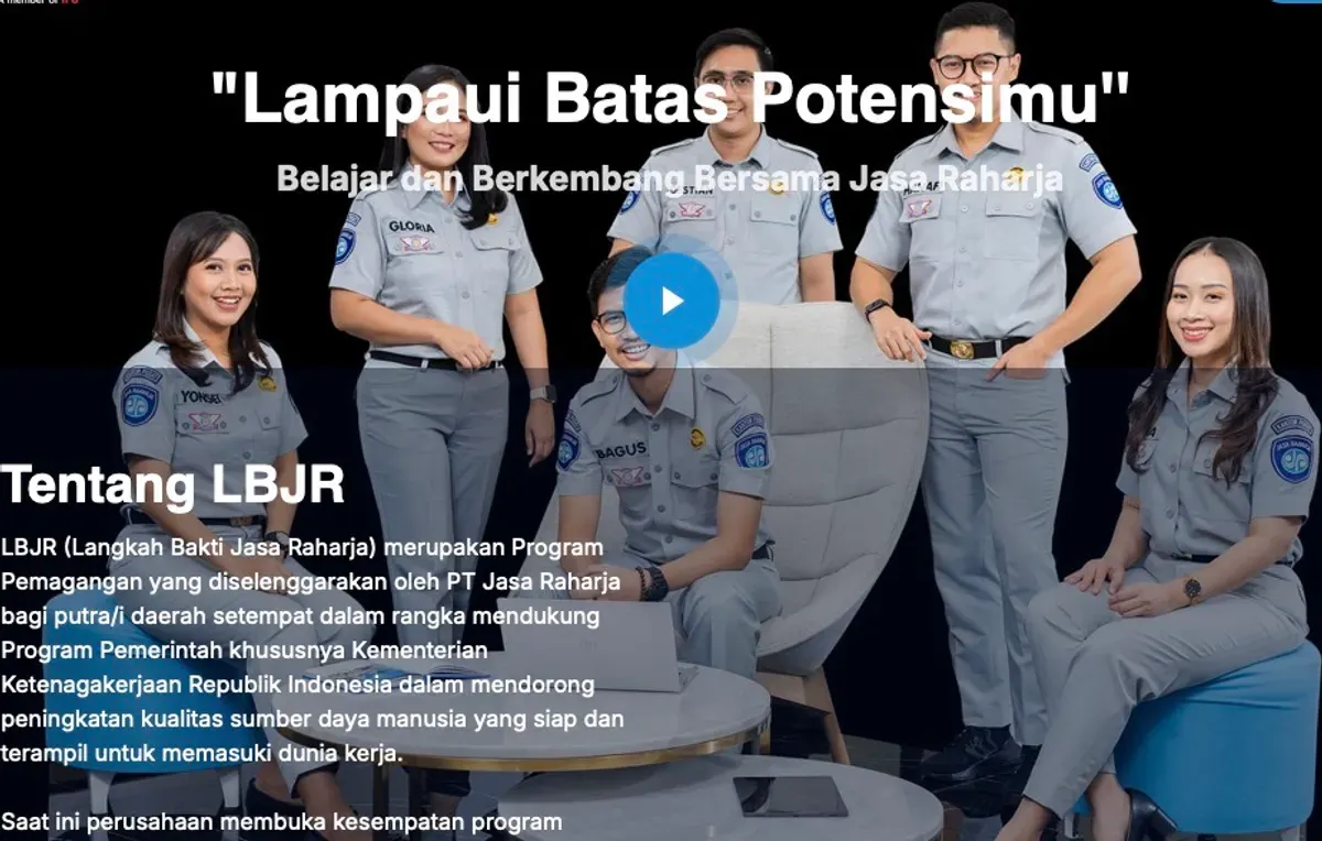 Program magang LBJR 2025 (Sumber: Jasa Raharja)