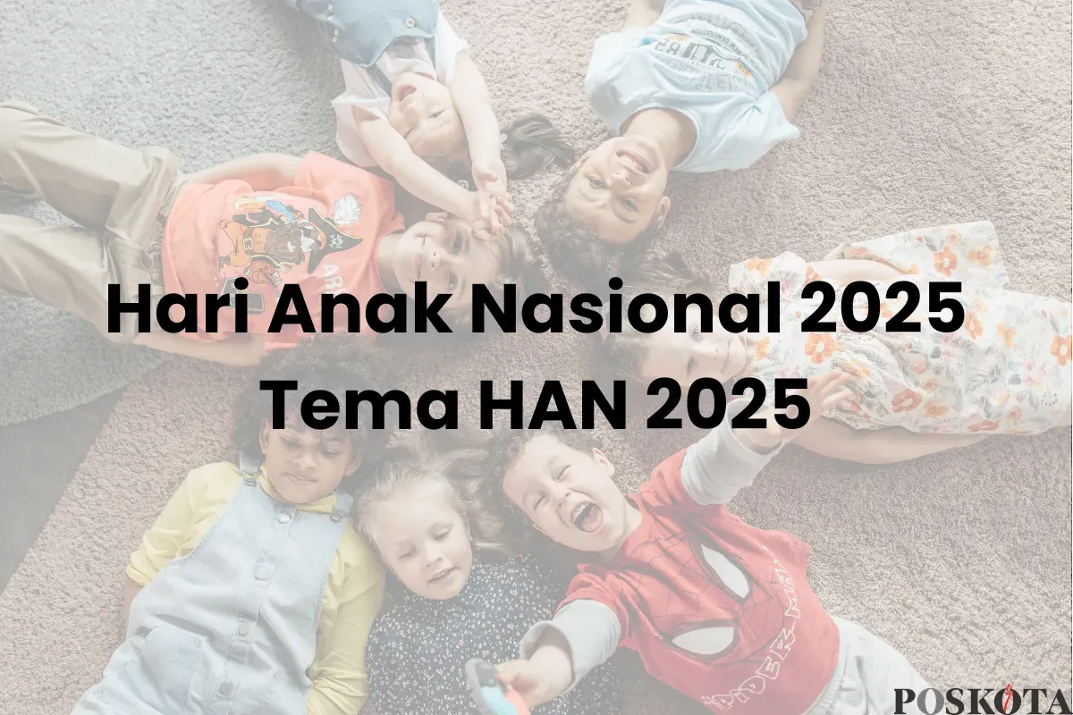 Tema Hari Anak Nasional 2025 yang Diperingati Hari Ini 23 Juli (Sumber: Canva/Edited Muhammad Ibrahim)