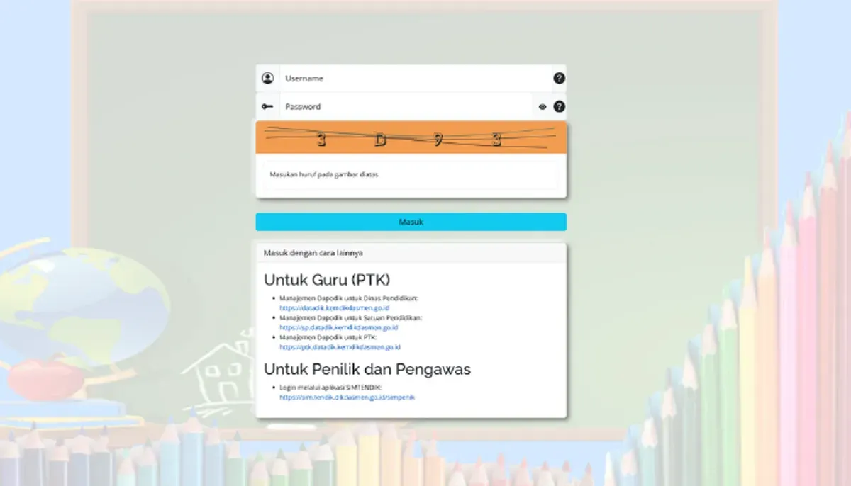 Cara verifikasi data di Info GTK 2025 terbaru. Cek status sertifikasi, NUPTK, dan pencairan SKTP dengan langkah mudah. (Sumber: info.gtk.dikdasmen.go.id)