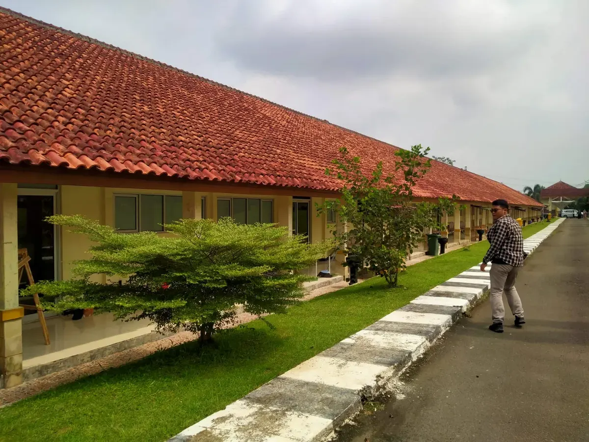Gedung di Kecamatan Rangkasbitung, Kabupaten Lebak, direncanakan akan dipakai siswa Sekolah Rakyat. (Sumber: Dok. Warga)