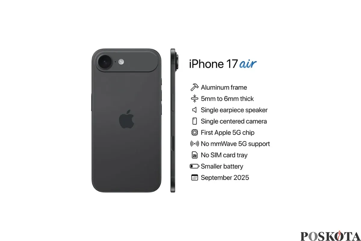 Bocoran Terbaru Spesifikasi dan Harga iPhone 17 Air, Cek di Sini (Sumber: Instagram/theapplehub/Edited Muhammad Ibrahim)