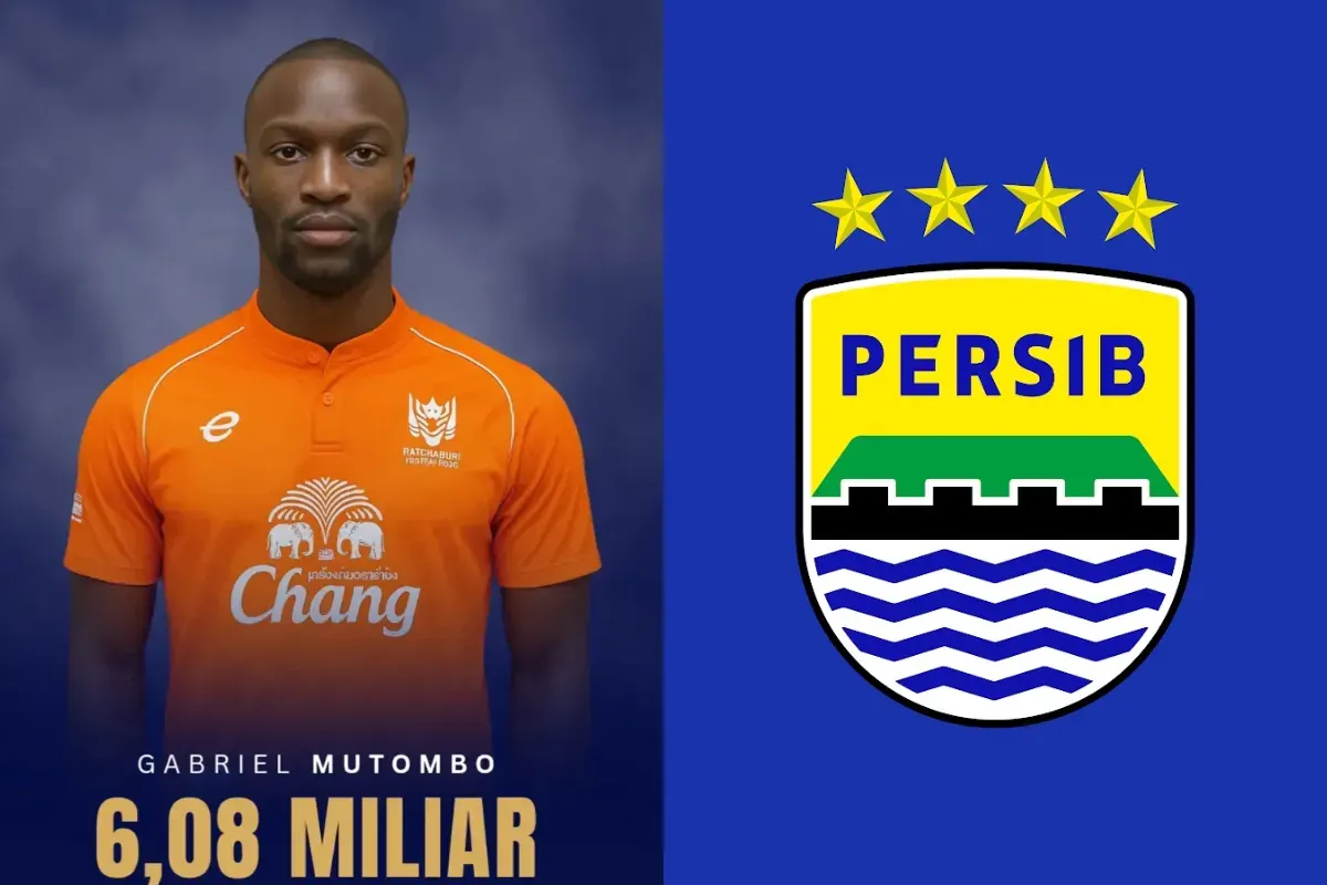 Persib Bandung sedang aktif di bursa transfer Liga 1 2025/2026. Klub dikabarkan mengincar bek Prancis, Gabriel Mutombo untuk menggantikan Nick Kuipers. (Sumber: Instagram/@bursatransfer_id)