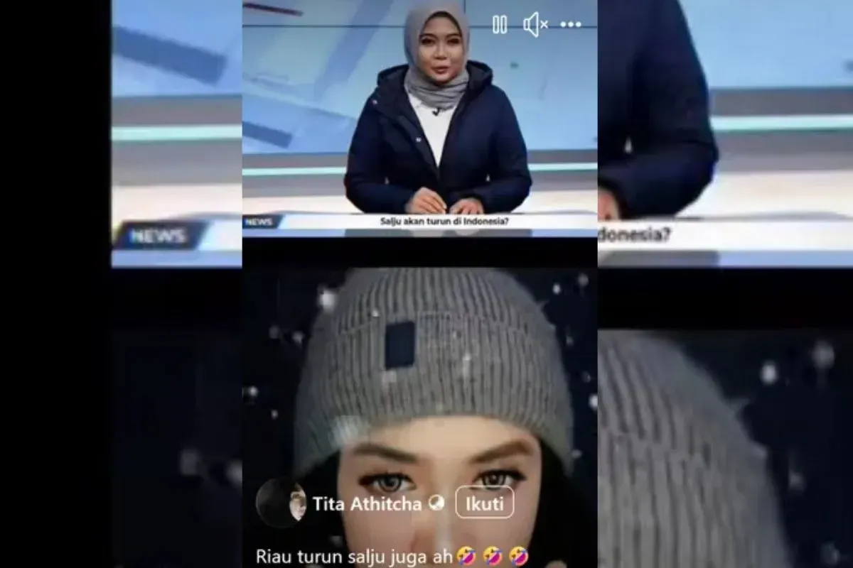 Beredar rumor turun salju di Gorontalo. Begini penjelasan BMKG (Sumber: FB)