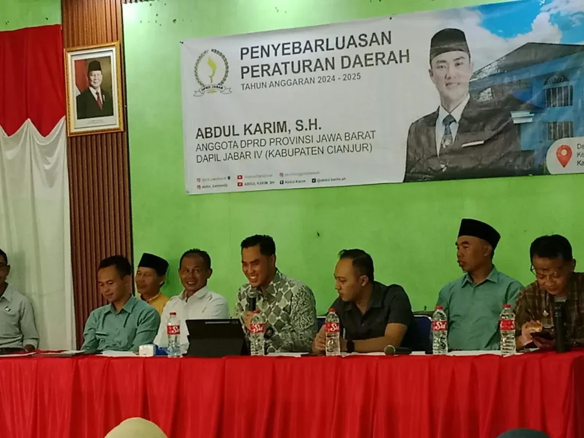 DPRD Jawa Barat Sosialisasi Perda No.14 Tahun 2019 di Cianjur, Jawa Barat. (Sumber: Dok. DPRD Jawa Barat)