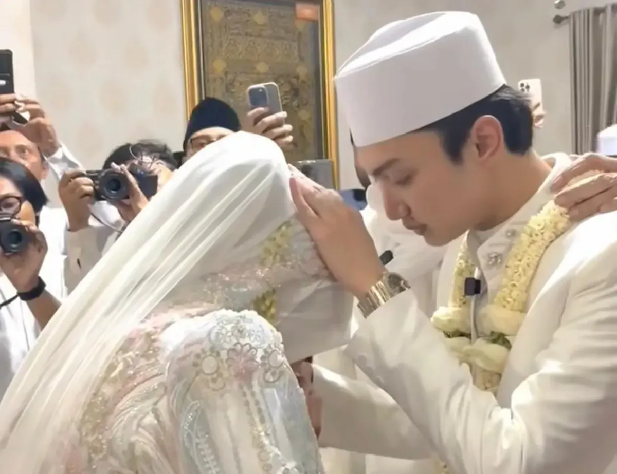 Muhammad Ulul Azmi Askandar alias Guz Azmi resmi menikahi Khansa Mariska. (Sumber: Instagram/@lailasyadzili.askandar)
