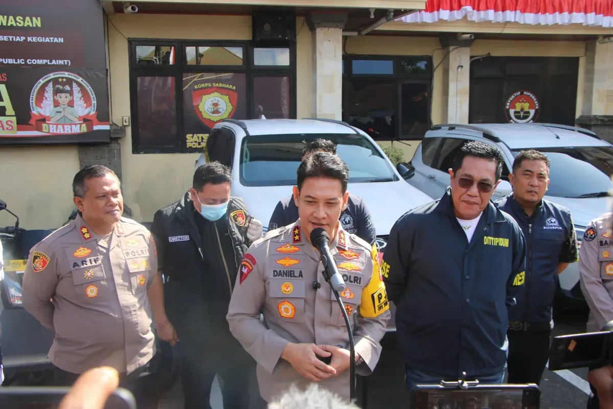 Kapolda Bali Irjen Daniel Adityajaya saat memberi keterangan terkait kasus penembakan WNA asal Australia, Rabu, 18 Juni 2025. (Sumber: Dok Polda Bali)
