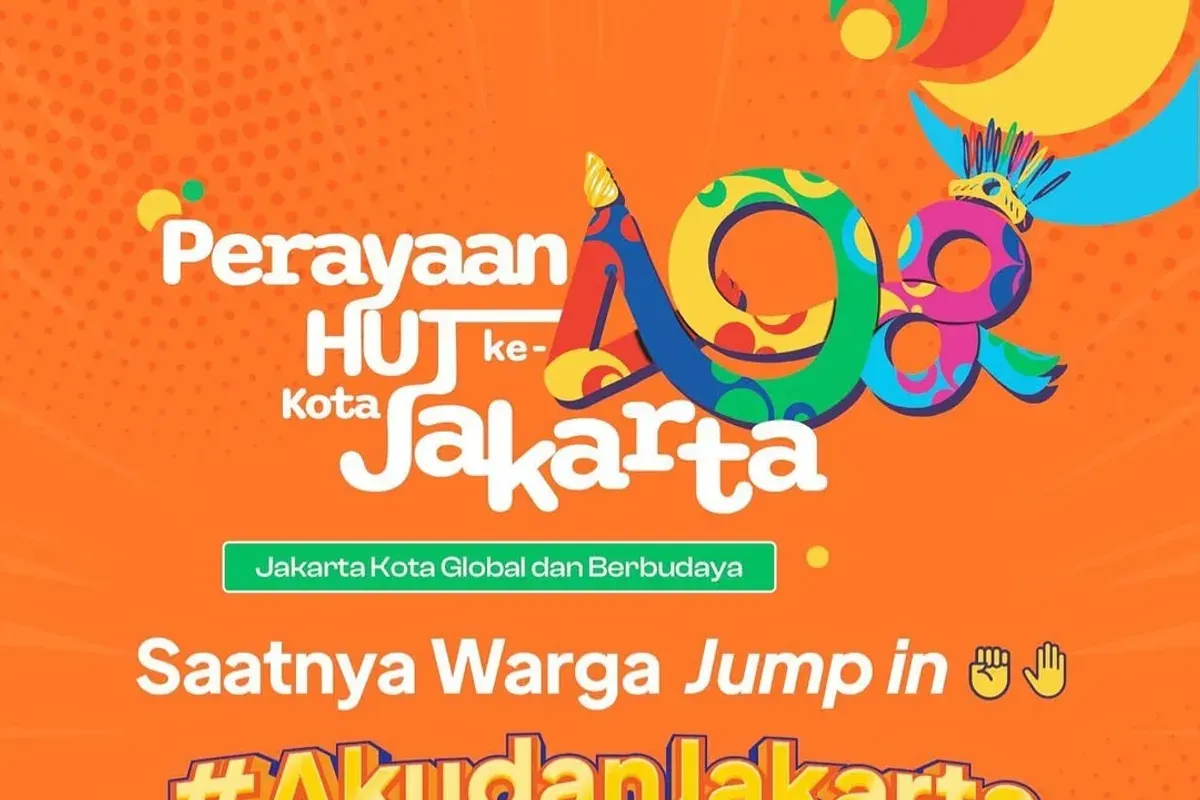 Rangkaian dan Jadwal Acara HUT ke-498 Jakarta Hari Ini Minggu 22 Juni 2025 (Sumber: Instagram/dkijakarta)