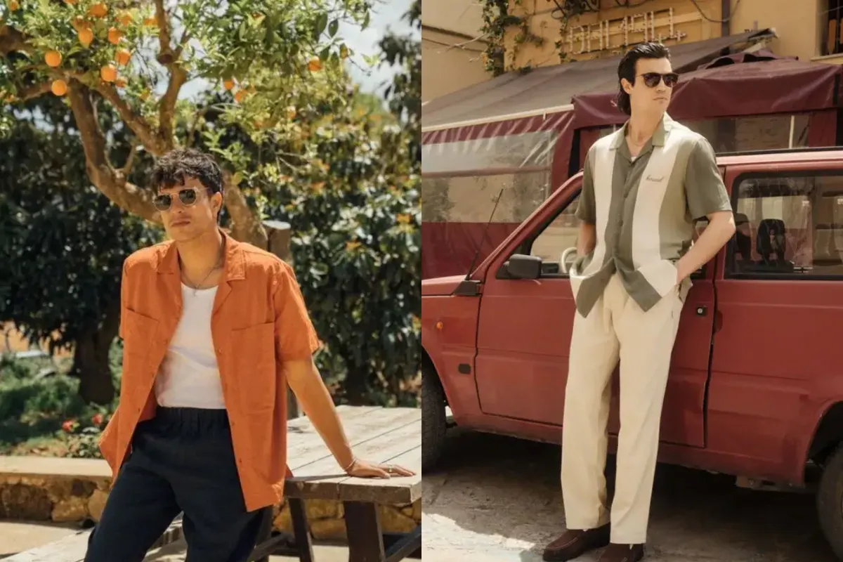Ilustrasi rekomendasi outfit vintage pria. (Sumber: Champiro.id)