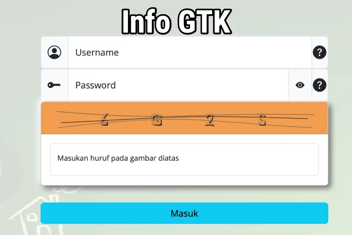Ilustrasi halaman muka Info GTK dengan alamat link yang baru. (Sumber: Poskota/Dzikir)