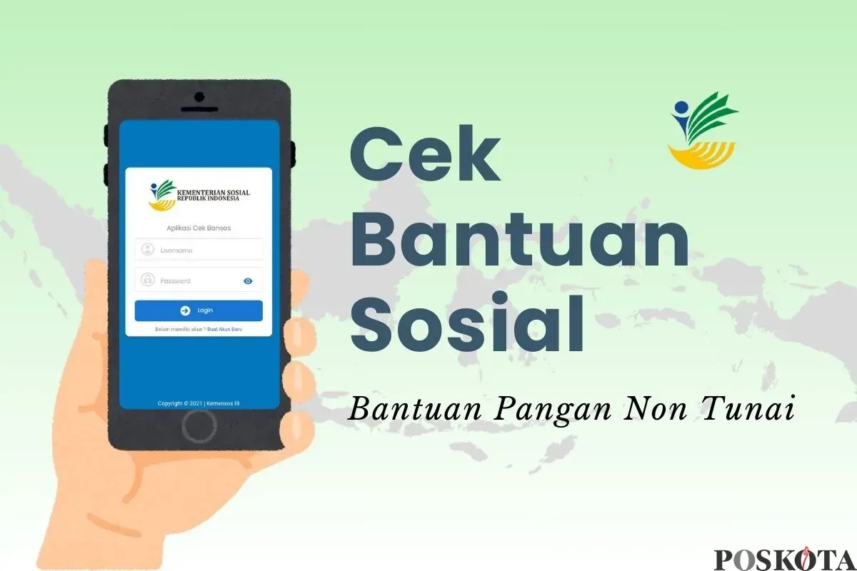 Informasi pengecekan bansos BPNT 2025. (Sumber: Poskota/Della Amelia)