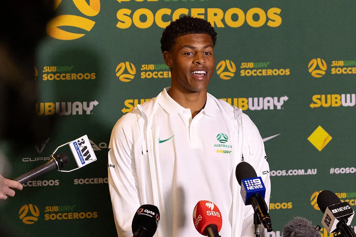 Striker Timnas Australia, Kusini Yengi siap diturunkan saat melawan Indonesia. (Sumber: socceroos.com.au)