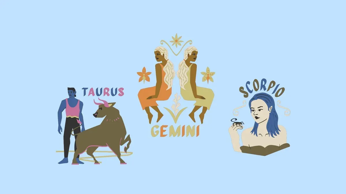 Ramalan zodiak Taurus, Gemini dan Scorpio besok 4 Maret 2025. (Canva)