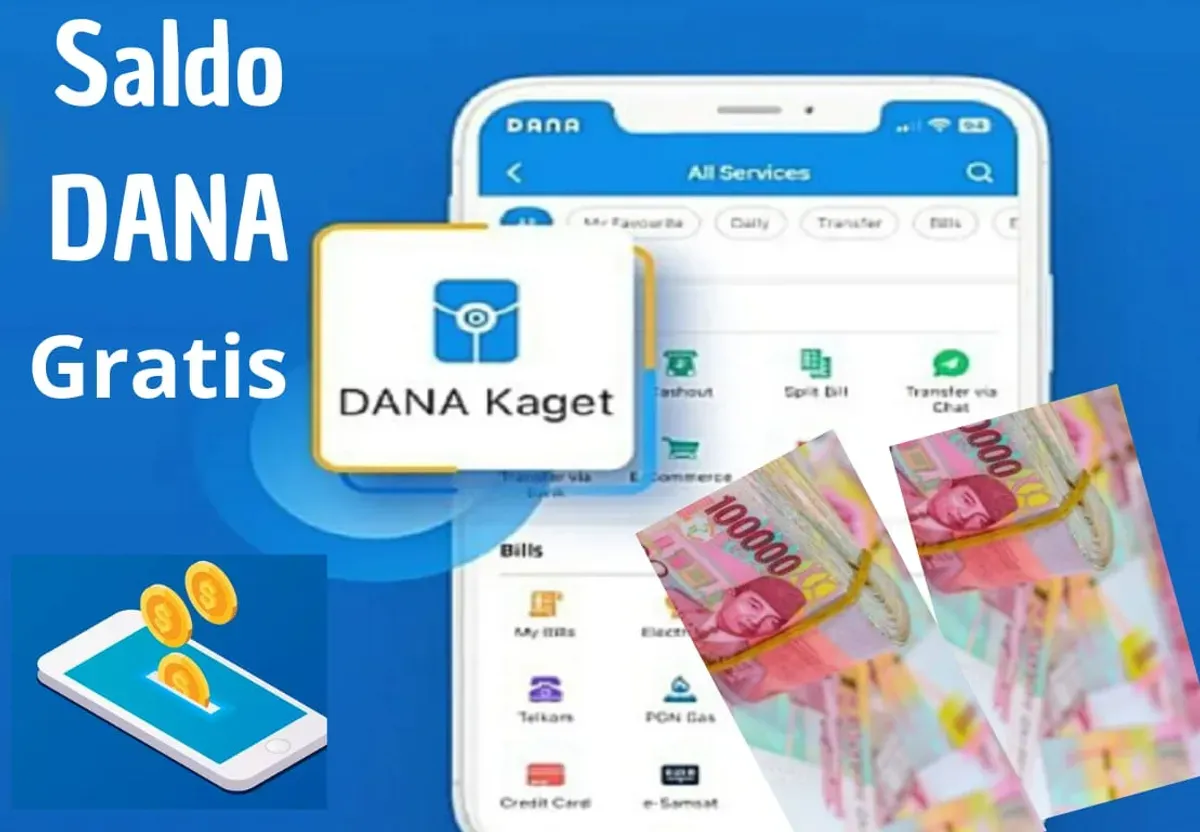 Saldo DANA gratis dari Link DANA Kaget hari ini Jumat, 4 April 2025. (Sumber: Poskota/Risti Ayu Wulansari)
