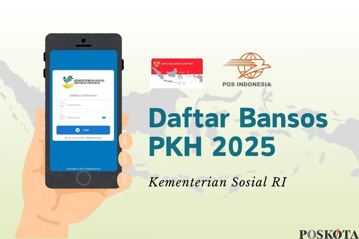 Informasi cara daftar bansos PKH 2025 secara online. (Sumber: Poskota/Della Amelia)