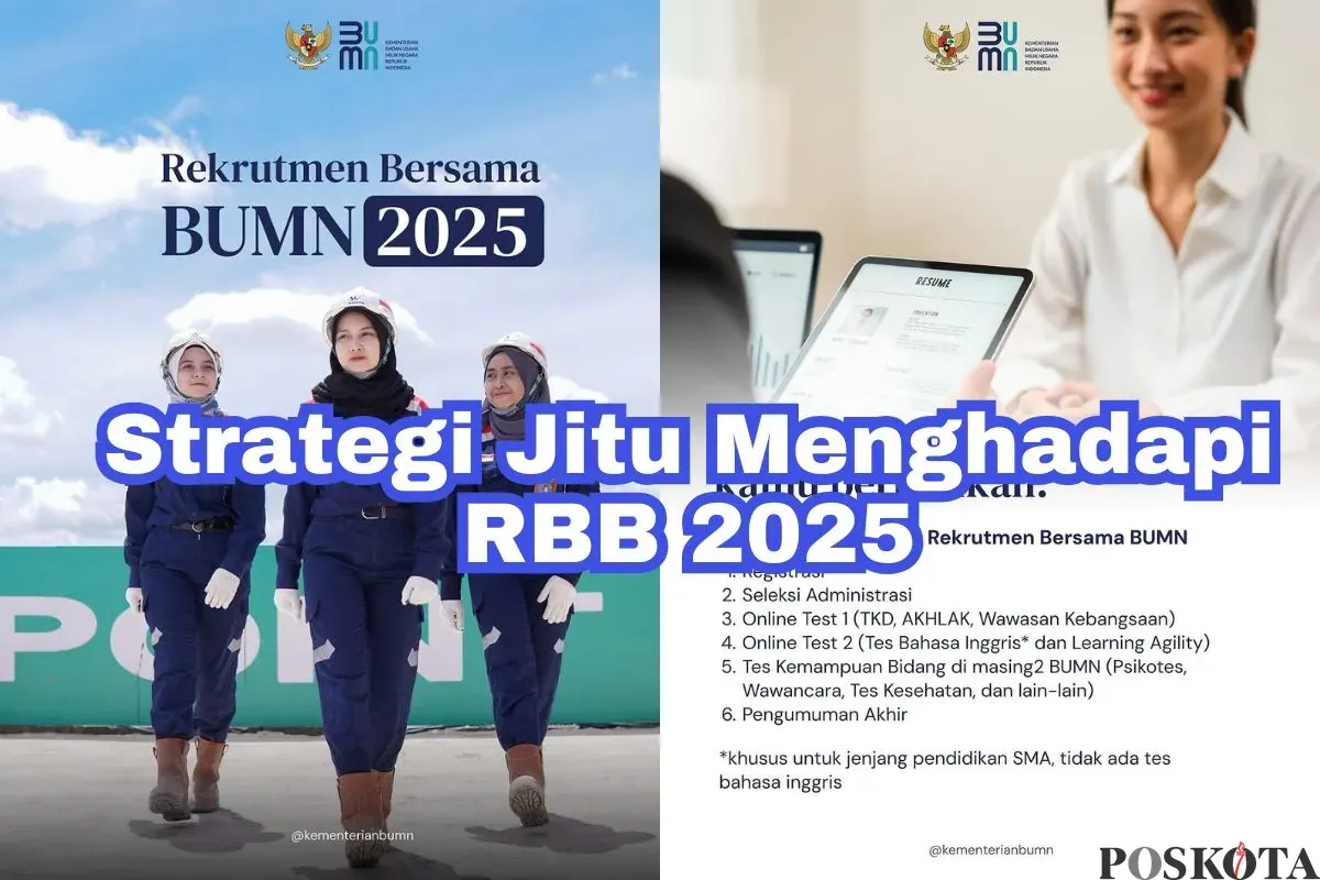 Persiapkan diri Anda dari sekarang untuk menghadapi Rekrutmen Bersama BUMN (RBB) 2025. Kesempatan emas ini tidak boleh dilewatkan! (Sumber: Poskota/Arip Apandi)