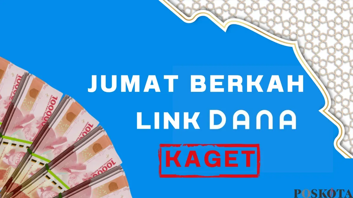 Jumat Berkah makin spesial karena link DANA Kaget 21 Maret 2025 berhadiah saldo gratis Rp300.000 sudah bisa diklaim.(Sumber: Poskota/Shandra)