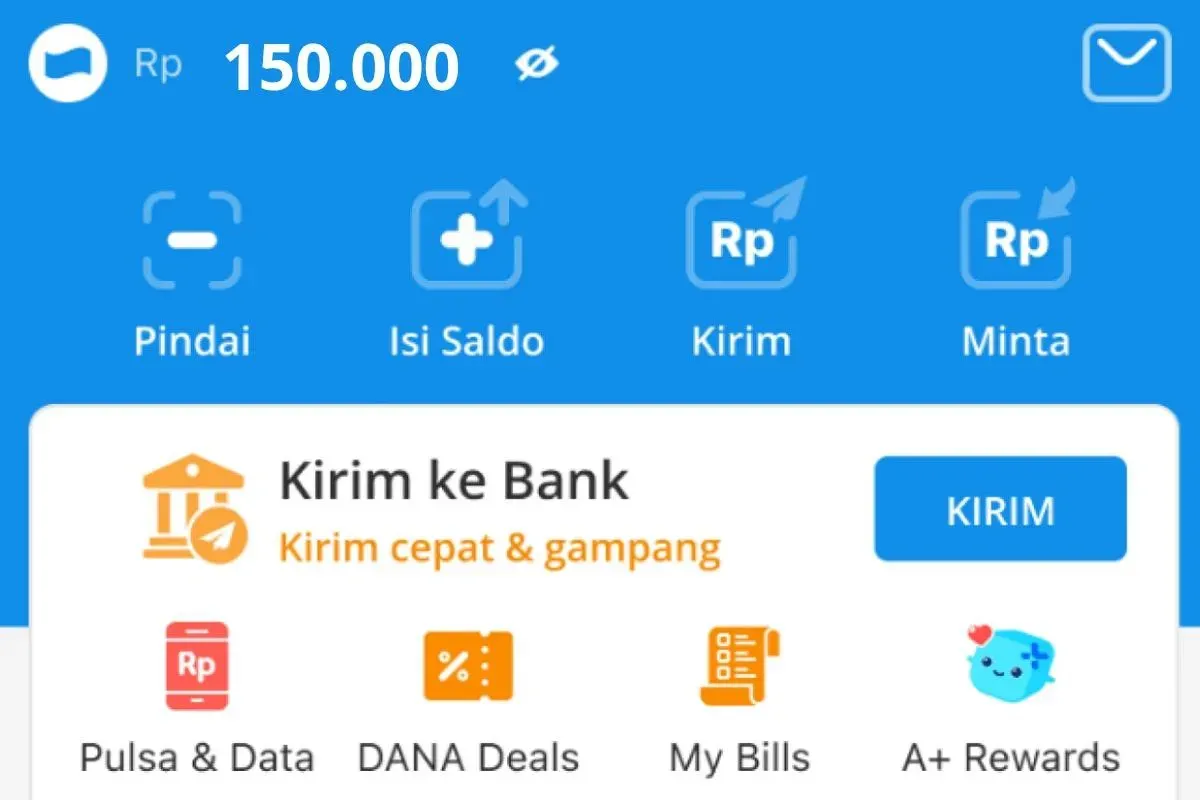 Cara klaim DANA Kaget Rp150.000 hari ini. (Sumber: Poskota/Audie Salsabila)
