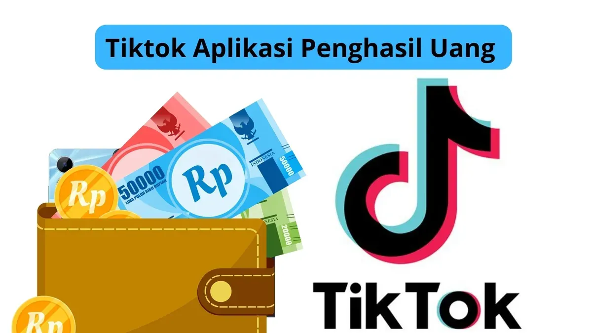 Klaim Saldo Dana Gratis Rp100.000 dari Aplikasi TikTok, Simak Tips dan Triknya Disini! (Canva)
